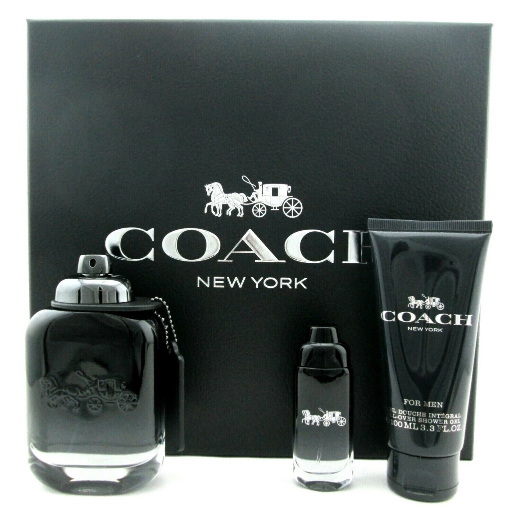 Coach P Coach Men Parfum 33 Oz Spray 13 Oz And Also A Shower Gel